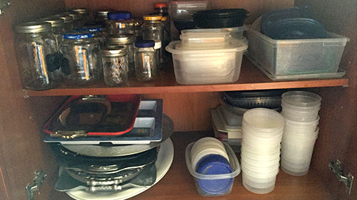 19 tupperware storage after organizing