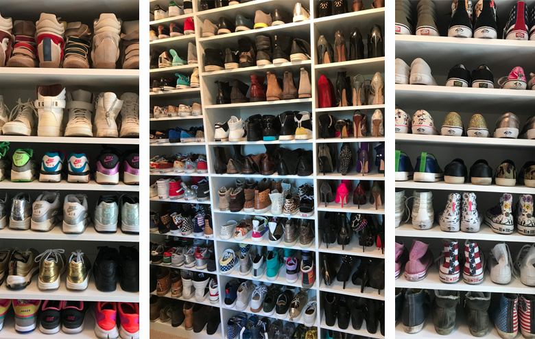 Shoe Closet Organization